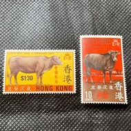 1973年 牛年郵票 香港郵票古董珍藏 生肖