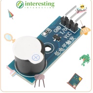INTERESTING 5Pcs Buzzer Module, 3.3V-5V Active Active Buzzer Module, Electronic Module 3 Wire System