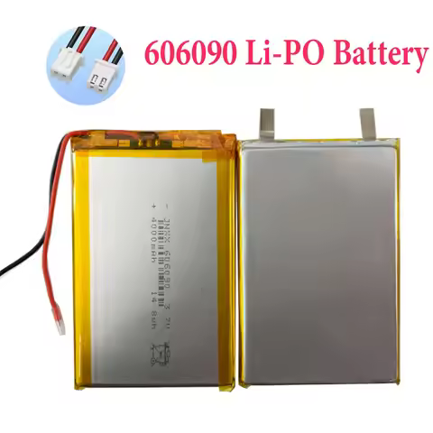 606090 3.7V 4000mAh Rechargeable Lithium Polymer Lipo Battery for Tablet Laptop PSP PAD MAVIGATOR Ro