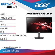 ACER 24" ACER NITRO XV240YP XV240Y P GAMING MONITOR / 23.8" / 1920 x 1080 / IPS / 165HZ / 250NITS (H
