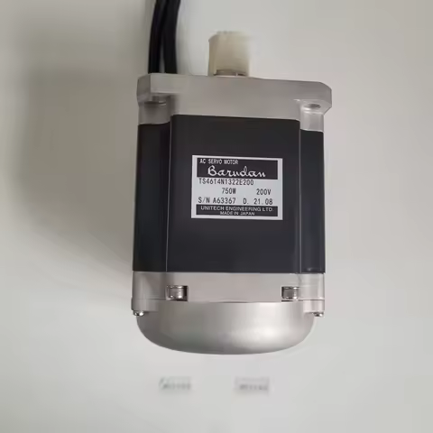 Barudan TS4614N1322E200 750W AC Servo Motor for Embroidery Machine Industrial Use Steel Material CSM