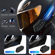 LX2 Motorcycle Bluetooth Headset Long Battery Life Noise Reduction Bluetooth 5.3 Solution Helmet Blu