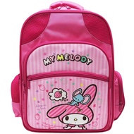 台灣直送 Melody書包 美樂蒂 小學生書包 小朋友 女童 背囊 粉紅色 背包 My Melody 透氣 散熱 輕身 防潑水 台灣代購 Sanrio 三麗鷗 正版 正品