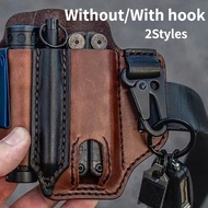Mode Shop 1PC EDC Pouch Sheath Belt Holster Case PU Leather Waist Mounted Outdoor Camping Tool Witho