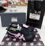 Mary Jane Sneaker รองเท้าผ้าใบ ททรงสวย สีน่ารัก พร้อม อปก.ครบเซท Sz.36-41 Eu ใส่สบายมาก V74A109