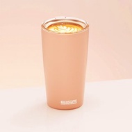 瑞士百年SIGG Neso 陶瓷隔熱隨行杯/咖啡杯/環保杯 400ml -珊瑚粉