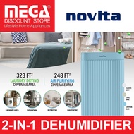 NOVITA ND2 38m² DEHUMIDIFIER + 23m² AIR PURIFIER