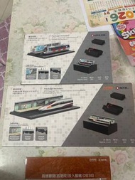 全新 包列車模型+場景 $110 東鐵 $140 高鐵 Tiny 微影 高鐵 東鐵 列車模型連場景 九龍塘站 西九龍站 火車模型 港鐵 mtr