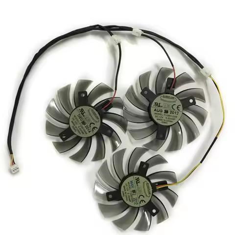 PLD08010S12H T128010SM,GTX970 GPU Cooler Fan For Gigabyte GV-R787OC-2GD GV-R787WF3 GV-R927XOC GTX 97