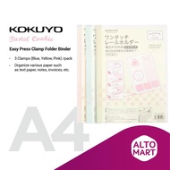 Kokuyo Easy Press Clamp Folder A4 Jilid Buku File Klem Dokumen Map
