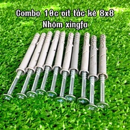 Combo 1C screws 8x8-10x10 - Xingfa aluminum door cover frame