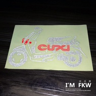 Reflective House FKW CUXI 4th Generation 4th Locomotive Model Sticker YAMAHA High Brightness Waterpr