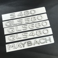McBACH Car Logo GLS480 S680 GLS600 MAYBACH English Letter Rear Tail Logo Modification