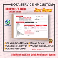 Free Design Custom HP Service Note