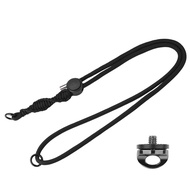 Adjustable Camera Lanyard Neck Strap for Pocket 3 Insta360 X3 X4 GoPro with 1/4in Screw Anti-Lost Se