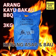 3kg Arang Kayu Bakau BBQ charcoal