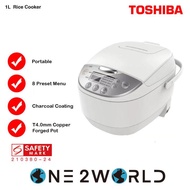 Toshiba Rice Cooker_ Unique T4.0 Mm Copper Forged Pot Digital Rice Cooker_ 1l / 1.8l