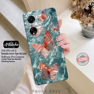 HP Softcase Oppo A98 5G Fashion Case Butterfly Case Oppo A98 5G Silicone TPU Pro Camera Casing Oppo 
