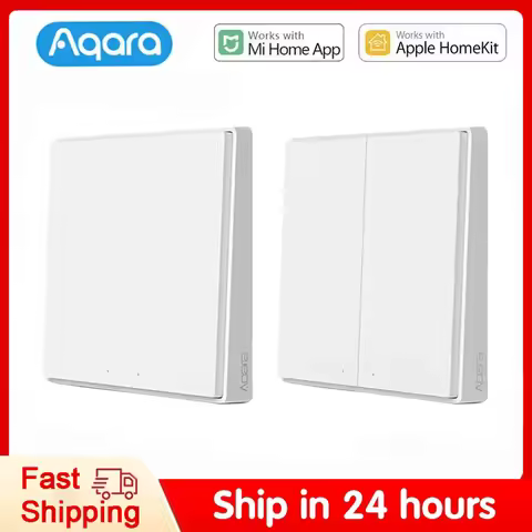 Aqara Smart Wall Switch D1 Zigbee Wireless Key Light Switch Button Remote Control Smart Home for Mi 