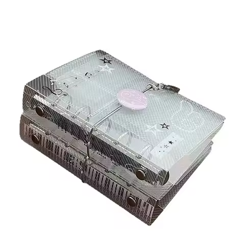 Scrapbook M5 Binder Pages Music Theme Inner Page Card Binder Notebook Transparent Pages Binder Refil