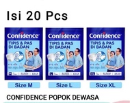 Confidence popok dewasa isi 20pcs size M/L/XL- confidence popok dewasa