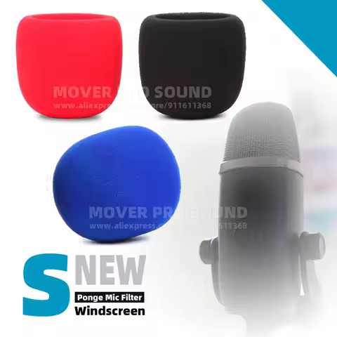 Windshield Microphone Sponge Protection Recording Windproof Foam For Blue Yeti X YetiX USB Mic Anti 