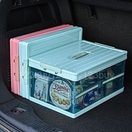 多功能/可折疊/透明/30L 大容量/居家/車載後備箱/收納箱 Storage Box