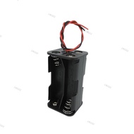 4 solt AA Battery Holder 6V 4 X AA Batteries Black Plastic Storage Box Case Dual Layers with Connect