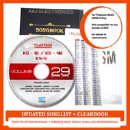 UPDATED CD AND SONGBOOK FOR PLATINUM KS40 / KBOX2 ONLY - not compatible to any brands