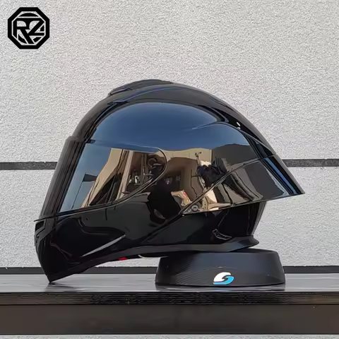 ORZ's latest high-quality motorcycle full face helmet with capacity, large tail wing, aerodynamics, 
