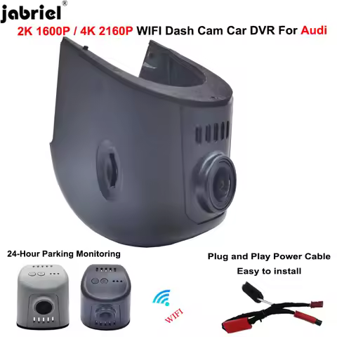 Plug and Play 4K 2K Car DVR Dash Cam for Audi a3 a4 a5 a6 a7 a8 q3 q5 q7 b4 b5 b6 b7 b8 b9 8v c5 c6 