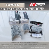 KING Bearing TOYOTA 1.3L 2EFE 4EFE N.A / 2EFTE 4EFTE Turbo for Starlet EP82 EP91 Glanza Corolla EE11