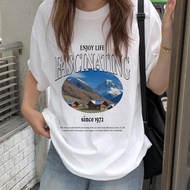 Women's Loose Casual Printed T-Shirt ENJOY LIFE FASCINATING Since 1972 Only When You Understand The 