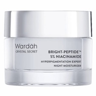 Wardah Crystal Secret Night Moisturizer 30g Hyperpigmentation Expert Night Moisturizer [NEW PACKAGIN