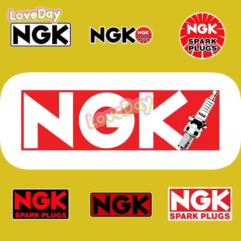 NGK Spark Plugs Sticker Decal Vinyl JDM Racing Decorative Decal Motorcycle Sticker Auto Decals