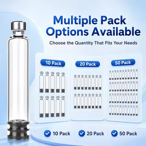 10-100 Pack 3ml Peptide Insulin Pen Cartridge, 3cc Cartridges Compatible with Reusable Injection V1 