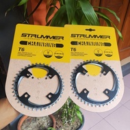 Chainring strummer Bcd 104 symmetrical front gear 40t 42t strumer narrow wide