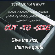 Acylic Clear Custom Cut Acrylic Sheet (3mm), Custom Cut Transparent Acrylic Board , Clear Plastic Sh