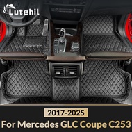 For Mercedes Benz GLC Coupe C253 2017-2025 Custom Car Floor Mat Automobile Carpet Cover Interior Acc