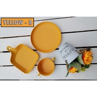 Nordic Style Ceramic YELLOW SET Tableware set Seramik KUNING Ceramic Plate ceramic bowl set