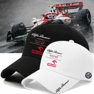 F1 Alpha Formula Racing Team Racing Fans Sunshade Hats Men's and Women's Trendy Peaked Hats Outdoor 