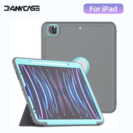 Tablet Case For iPad Pro 11 Air 4 5 10.9 For 2018-2022 iPad Pro 12.9 3/4/5/6th 2021 Mini 6 8.3inch Smart Protective Cover With Pencil Holder