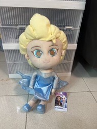迪士尼 Frozen 冰雪奇緣 Elsa 愛莎 公主 毛公仔 娃娃
