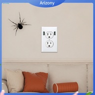 《penstok》 Fake Wall Outlet Prank Fake Outlet Vinyl Sticker Realistic Fake Wall Outlet Sticker Prank 