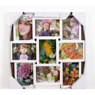 PUTIH KAYU Photo Frame 5r Original White Wood 9-pack - Wooden Photo Frame