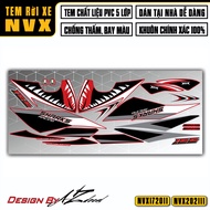 Tem Chế Mẫu Cá Mập Xe NVX 2017-2021 Chất Liệu Chống Nước | NVX11 | Tem Rời NVX Đa Dạng Màu Tem Cho X