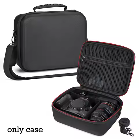 Camera Case for Canon EOS Rebel T7/T100/T6/R50/R100/R5/R7/R8/R6 Mark II/SL3 DSLR Camera Box,Travel P