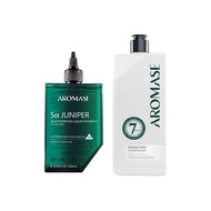 AROMASE Herbal Daily Essential Shampoo 520ml + 5α Juniper Scalp Purifying liquid Shampoo 260ml