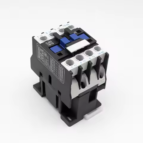 CJX2-1810 LC1 AC Contactor 18A 3 Phase 3-Pole NO Coil Voltage 380V 220V 110V 48V 24V 50/60Hz Din Rai