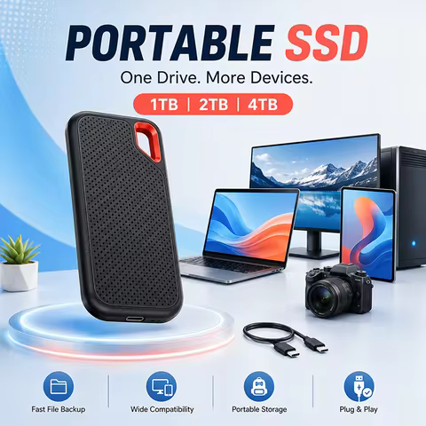 High Speed External Hard Drive 1TB Portable SSD Solid State Drive 128TB External Hard Disk Hard driv
